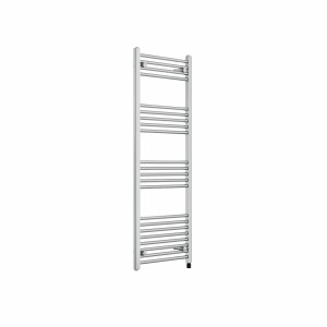 Bergen 1400 x 500mm Straight Chrome Prefilled Electric Heated Towel Rail