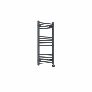 Bergen 1000 x 500mm Straight Anthracite Thermostatic Touch Control Wifi Electric Heated Towel Rail