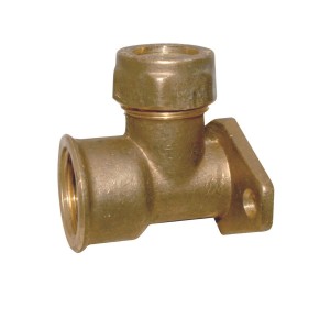 Compression 15mm X 1/2" Wall Plate Elbow