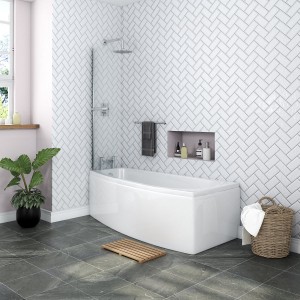 Yang Luxury Space Saver 1695 x 695mm Left Hand Bath
