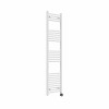Bergen 1600 x 400mm Straight White Thermostatic Touch Control Electric Heated Towel Rail
