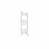 Fjord 1000 x 400mm Curved White Thermostatic Touch Control Wifi Electric Heated Towel Rail