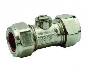 22mm Chrome Isolating Valve