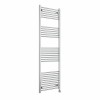 Bergen 1800 x 600mm Straight Chrome Thermostatic Touch Control Electric Heated Towel Rail