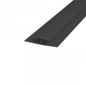 Murar - 5mm PVC Joining Bar H Trim - Black