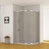Aquariss 1200 x 900mm Offset Right Hand Quadrant Shower Enclosure - FREE Shower Tray & Waste