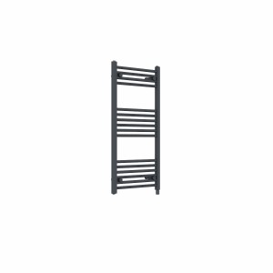 Bergen 1000 x 500mm Straight Anthracite Prefilled Electric Heated Towel Rail