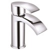 Flow Modern Basin Mixer Tap - Chrome