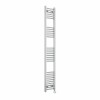 Bergen 1800 x 300mm Straight Chrome Thermostatic Touch Control Wifi Electric Heated Towel Rail
