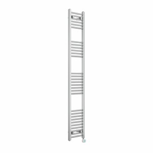 Bergen 1800 x 300mm Straight Chrome Thermostatic Touch Control Wifi Electric Heated Towel Rail