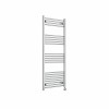 Bergen 1400 x 600mm Straight Chrome Thermostatic Touch Control Wifi Electric Heated Towel Rail