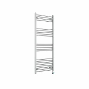 Bergen 1400 x 600mm Straight Chrome Thermostatic Touch Control Wifi Electric Heated Towel Rail