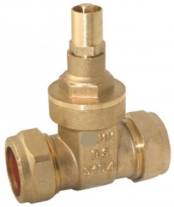 15mm British Standard Lockshield Gate Valve
