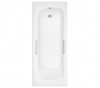 Lune 1500 x 700mm Twin Grip Anti-Slip Straight Bath Single Ended