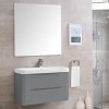 800 x 800mm Rectangular Wooden Frame Wall-Mounted Mirror