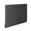 Imperio Bordeaux - 700mm Traditional End Bath Panel - Charcoal Grey