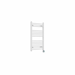 Bergen 800 x 500mm Straight White Thermostatic Touch Control Wifi Electric Heated Towel Rail