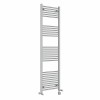 Bergen 1800 x 500mm Dual Fuel Straight Chrome Thermostatic Electric Heated Towel Rail