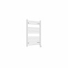 Bergen 800 x 600mm Straight White Thermostatic Touch Control Wifi Electric Heated Towel Rail