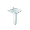 RAK - Origin 520mm Basin with Full Pedestal