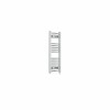 Fjord 800 x 300mm Curved Chrome Prefilled Electric Heated Towel Rail