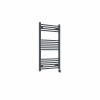 Bergen 1000 x 600mm Straight Anthracite Thermostatic Touch Control Electric Heated Towel Rail