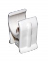 22mm Single Snap In Pipe Clip White