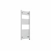 Bergen 1200 x 500mm Straight Chrome Prefilled Electric Heated Towel Rail
