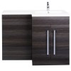 Calm Grey Right Hand Combination Vanity Unit Set (No Concealed Cistern, No Toilet)