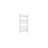 Bergen 800 x 500mm Straight White Prefilled Electric Heated Towel Rail