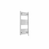 Fjord 1000 x 500mm Curved Chrome Thermostatic Touch Control Wifi Electric Heated Towel Rail