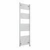 Bergen 1800 x 600mm Straight Chrome Thermostatic Touch Control Electric Heated Towel Rail