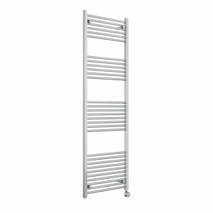 Bergen 1800 x 600mm Straight Chrome Thermostatic Touch Control Electric Heated Towel Rail