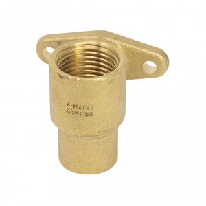 End Feed 15mm X 1/2" Straight Wall Plate