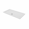Essentials 1600 x 800mm Rectangle Stone Shower Tray White