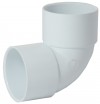 Waste Solvent Weld 40mm 90 Degree Knuckle Bend White