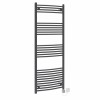 Fjord 1600 x 600mm Curved Anthracite HEC Thermostatic Electric Heated Towel Rail