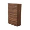 Milton Walnut 500mm Back to Wall Unit And Cistern