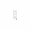 Bergen 600 x 300mm Straight White Thermostatic Touch Control Electric Heated Towel Rail