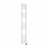 Bergen 1800 x 300mm Straight White Thermostatic Touch Control Electric Heated Towel Rail