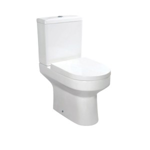 Imperio Corinth - Comfort Height Open Back Close Coupled Toilet With Cistern & D Shape Soft Close Seat
