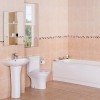 Fresh Curved Bathroom Suite with 1700mm Bath