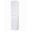 Tonic White Wall Mounted Left Hand Tall Bathroom Storage Unit