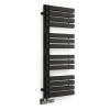 Terma Warp S Heated Towel Rail 1110x500mm Matt Black