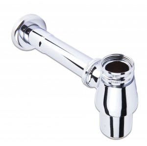 Chrome Round Basin Bottle Trap