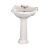 Dorchester 600mm 1 Tap-Hole Basin with Full Pedestal