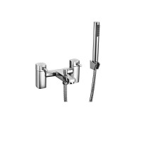 Imperio Solo - Modern Bath Shower Filler Mixer Tap with Shower Kit - Chrome