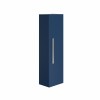Calm Blue Wall Mounted Tall Bathroom Storage Unit