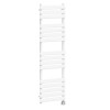 Juva 1600 x 450mm White Flat Panel Electric Thermostatic Heated Designer Towel Rail
