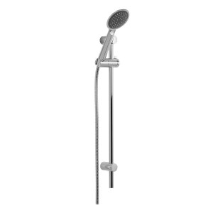 19mm Round Shower Rail & 1 Setting Shower Head